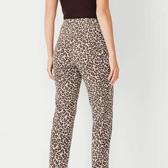 Ann Taylor Animal Print Slim Pant For Women New - Picture 7 of 9